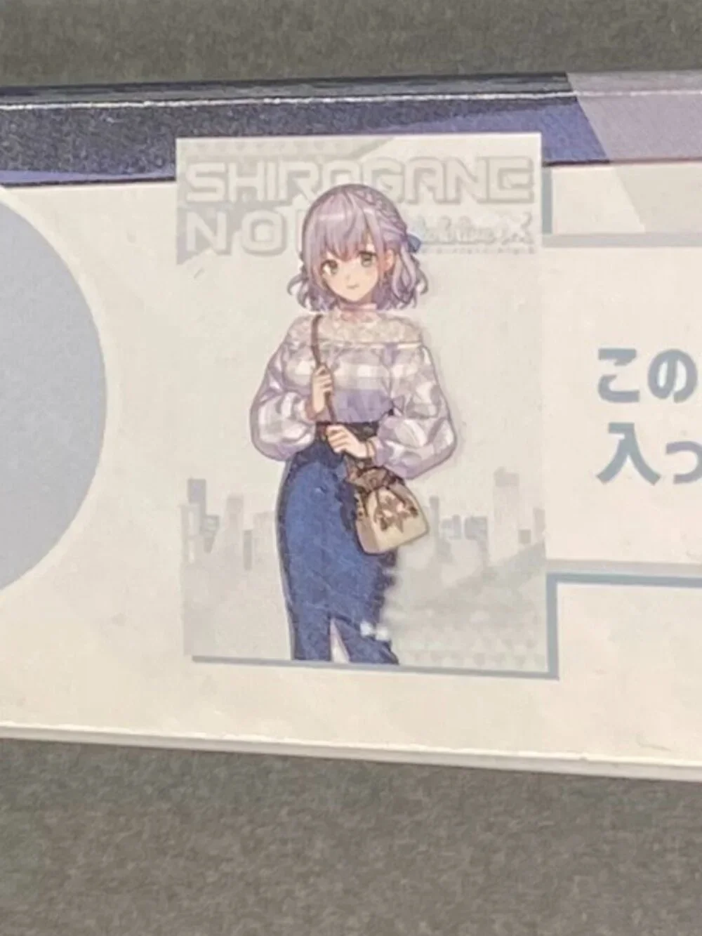 Hololive Shirogane Noel Tapestry Scroll 4 (Going Out Version) Kuji Hololife New